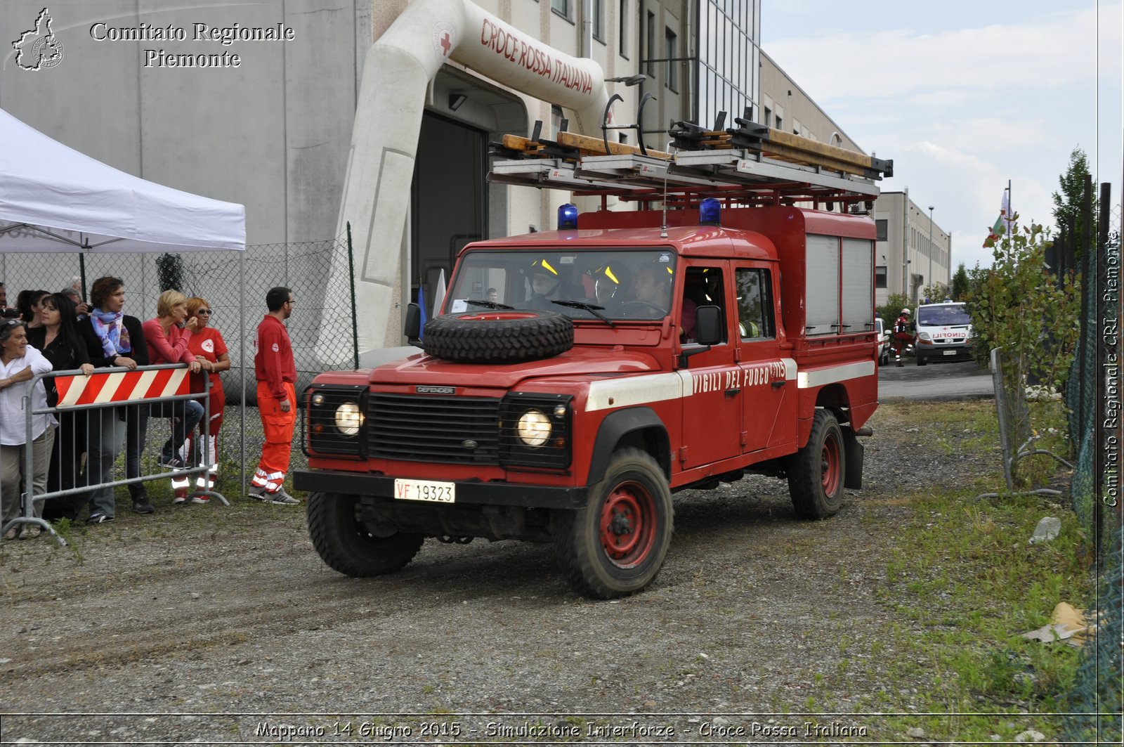 Mappano 14 Giugno 2015 - Simulazione Interforze - Croce Rossa Italiana- Comitato Regionale del Piemonte