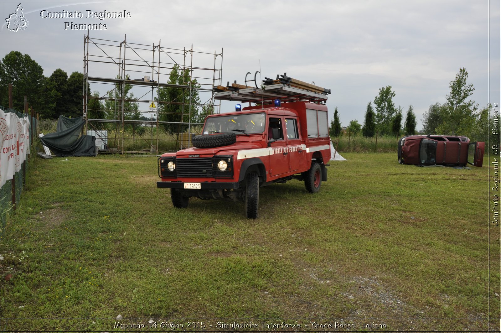 Mappano 14 Giugno 2015 - Simulazione Interforze - Croce Rossa Italiana- Comitato Regionale del Piemonte