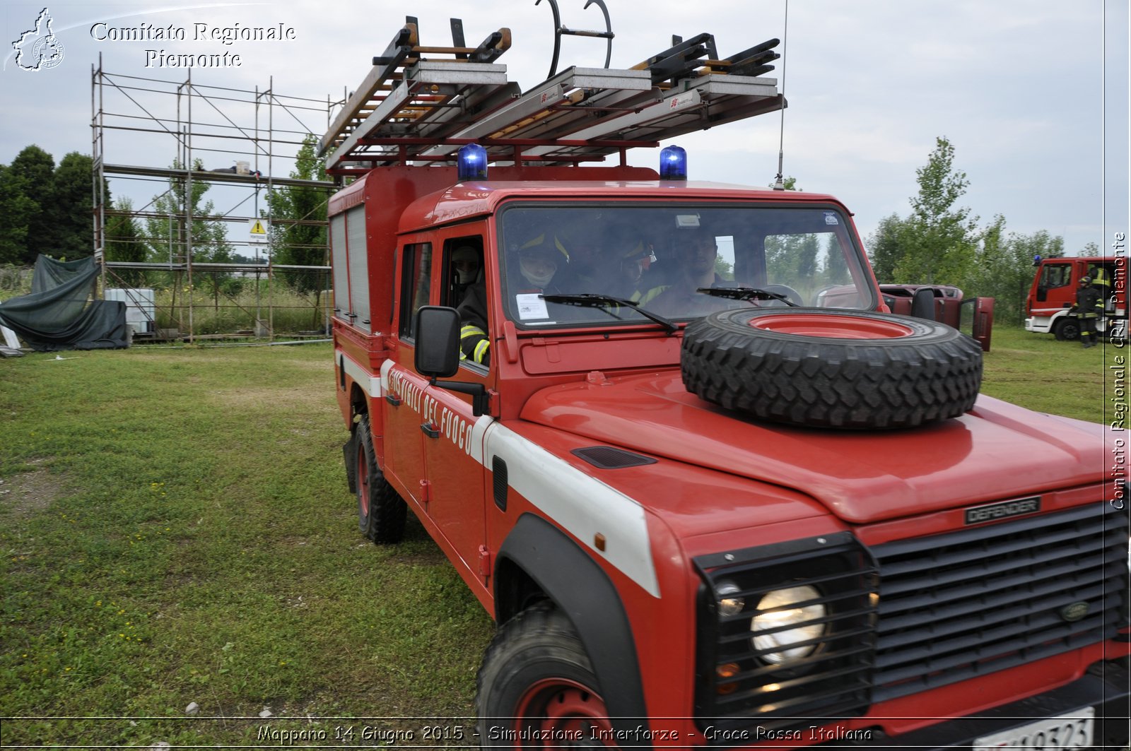 Mappano 14 Giugno 2015 - Simulazione Interforze - Croce Rossa Italiana- Comitato Regionale del Piemonte