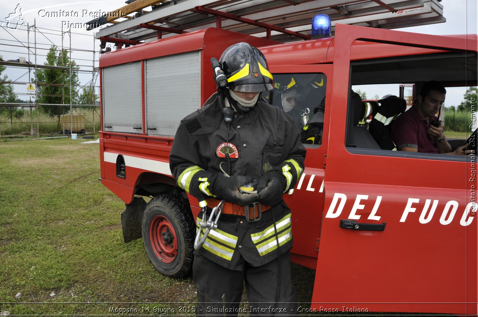 Mappano 14 Giugno 2015 - Simulazione Interforze - Croce Rossa Italiana- Comitato Regionale del Piemonte