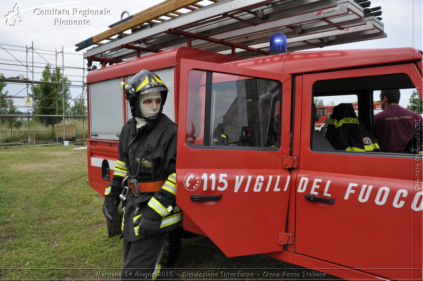 Mappano 14 Giugno 2015 - Simulazione Interforze - Croce Rossa Italiana- Comitato Regionale del Piemonte