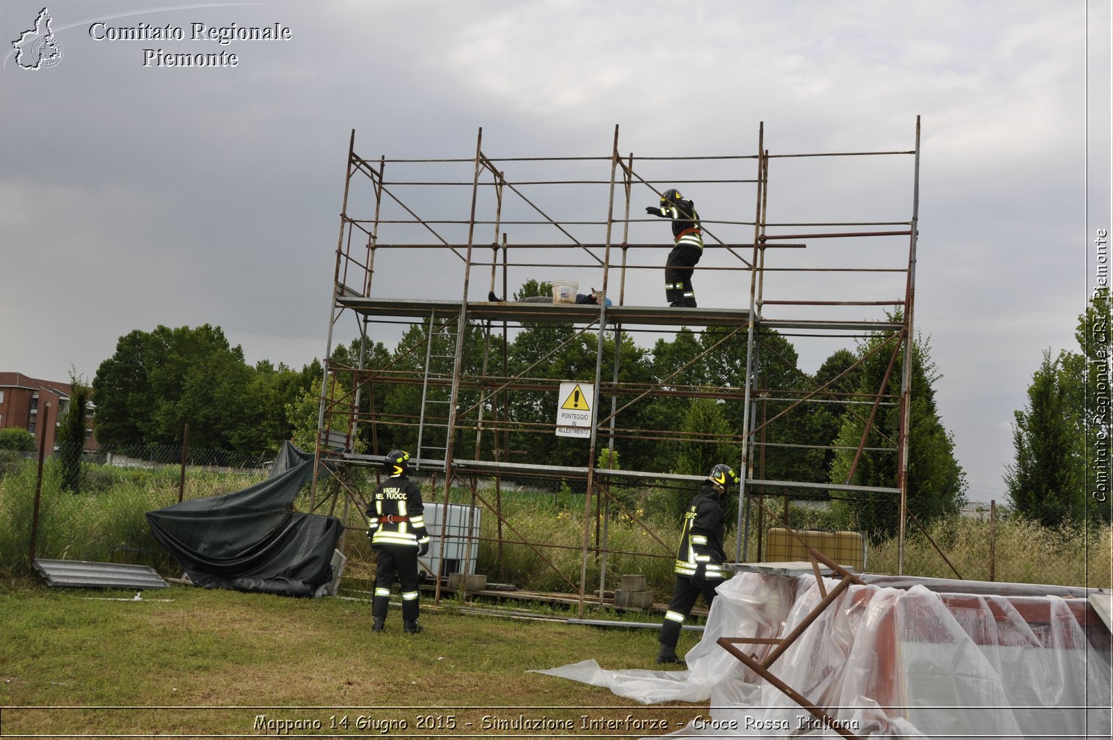 Mappano 14 Giugno 2015 - Simulazione Interforze - Croce Rossa Italiana- Comitato Regionale del Piemonte