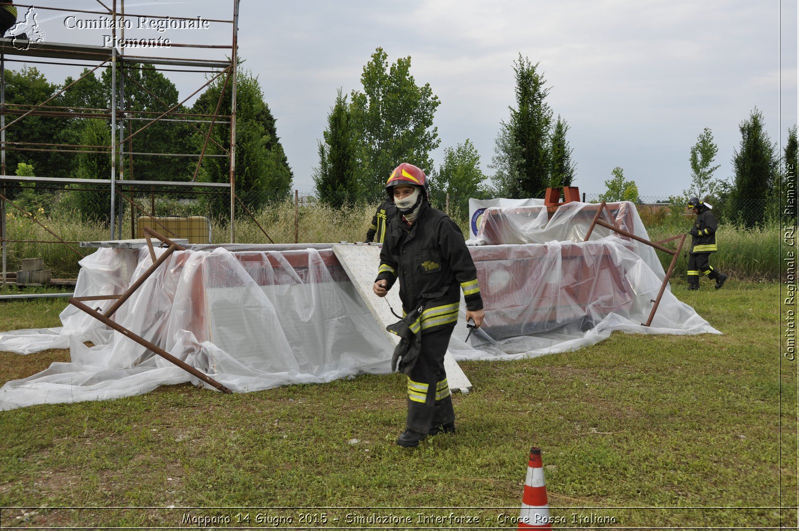 Mappano 14 Giugno 2015 - Simulazione Interforze - Croce Rossa Italiana- Comitato Regionale del Piemonte