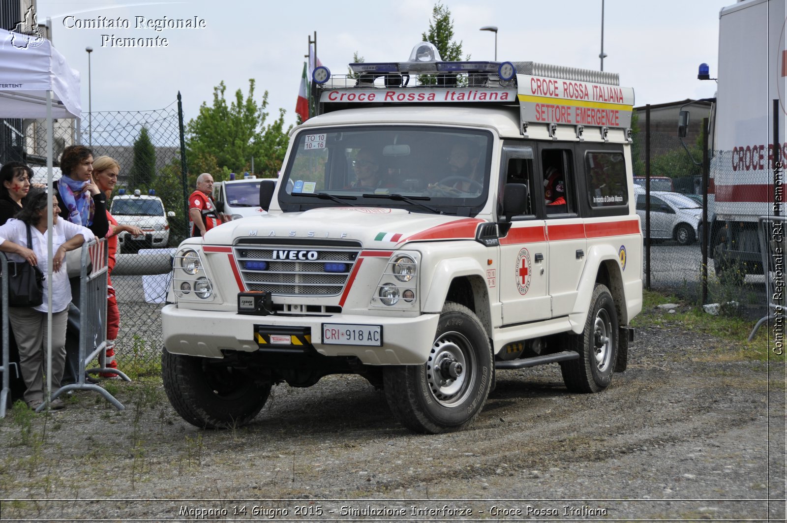 Mappano 14 Giugno 2015 - Simulazione Interforze - Croce Rossa Italiana- Comitato Regionale del Piemonte