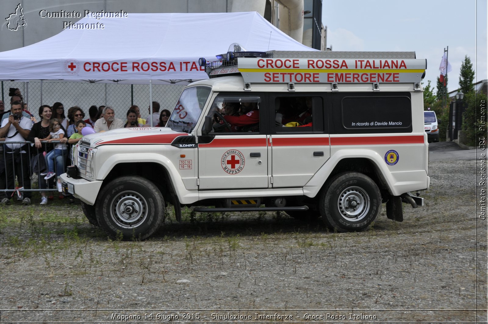 Mappano 14 Giugno 2015 - Simulazione Interforze - Croce Rossa Italiana- Comitato Regionale del Piemonte