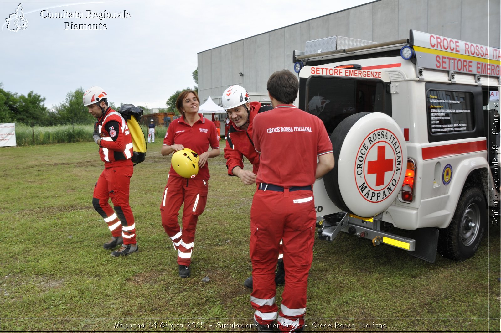 Mappano 14 Giugno 2015 - Simulazione Interforze - Croce Rossa Italiana- Comitato Regionale del Piemonte