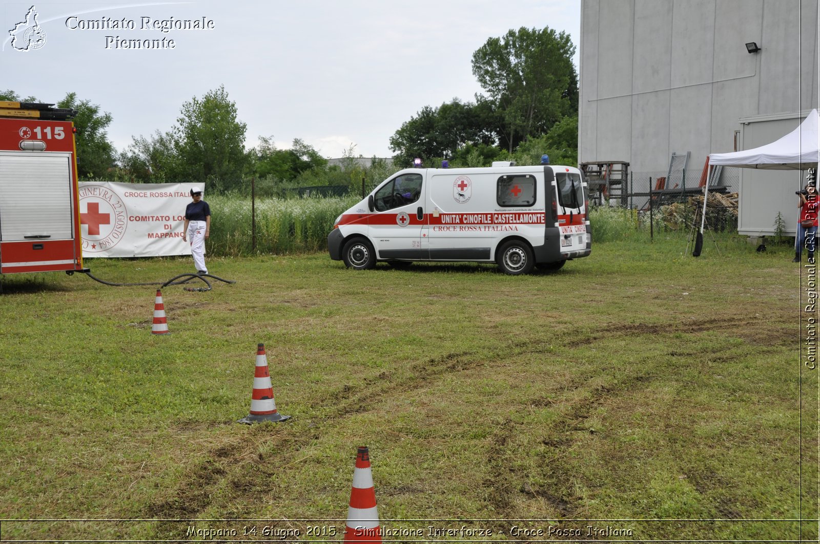 Mappano 14 Giugno 2015 - Simulazione Interforze - Croce Rossa Italiana- Comitato Regionale del Piemonte