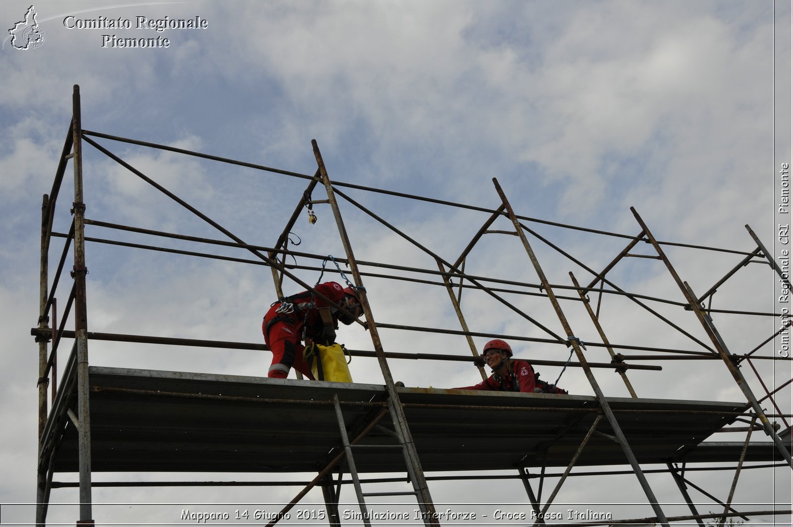 Mappano 14 Giugno 2015 - Simulazione Interforze - Croce Rossa Italiana- Comitato Regionale del Piemonte