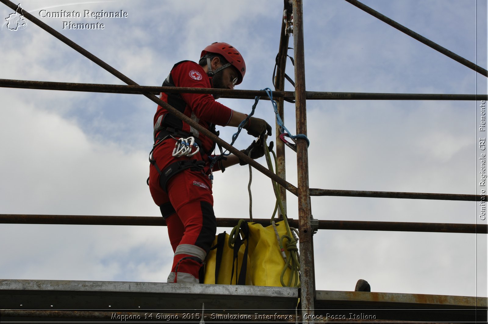 Mappano 14 Giugno 2015 - Simulazione Interforze - Croce Rossa Italiana- Comitato Regionale del Piemonte