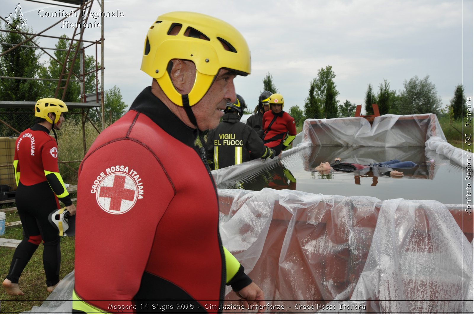 Mappano 14 Giugno 2015 - Simulazione Interforze - Croce Rossa Italiana- Comitato Regionale del Piemonte