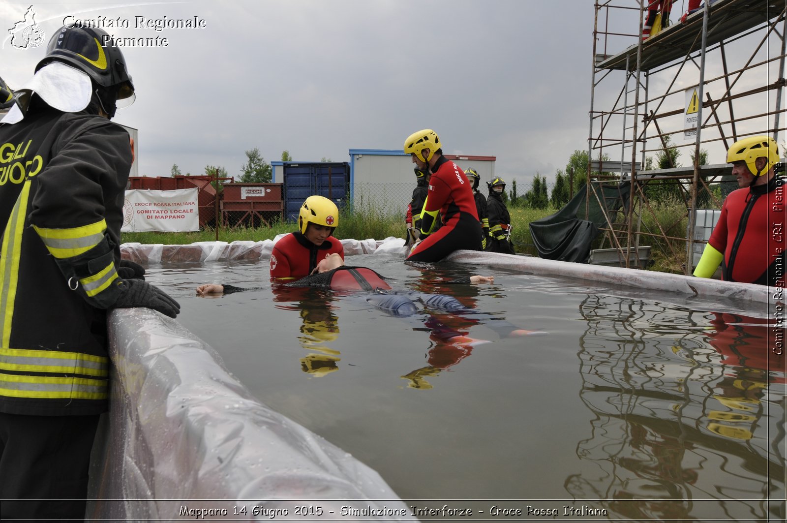 Mappano 14 Giugno 2015 - Simulazione Interforze - Croce Rossa Italiana- Comitato Regionale del Piemonte