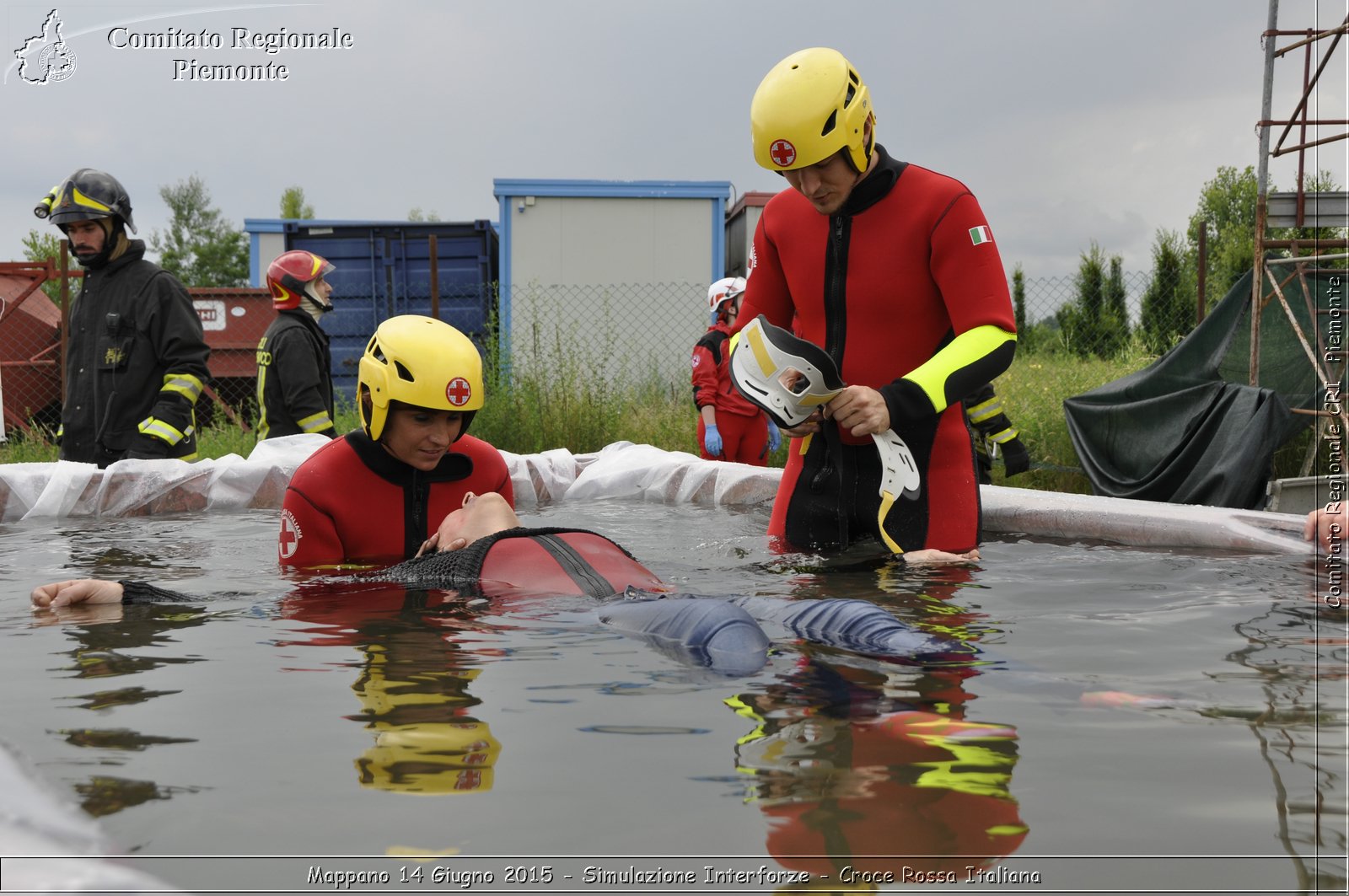 Mappano 14 Giugno 2015 - Simulazione Interforze - Croce Rossa Italiana- Comitato Regionale del Piemonte