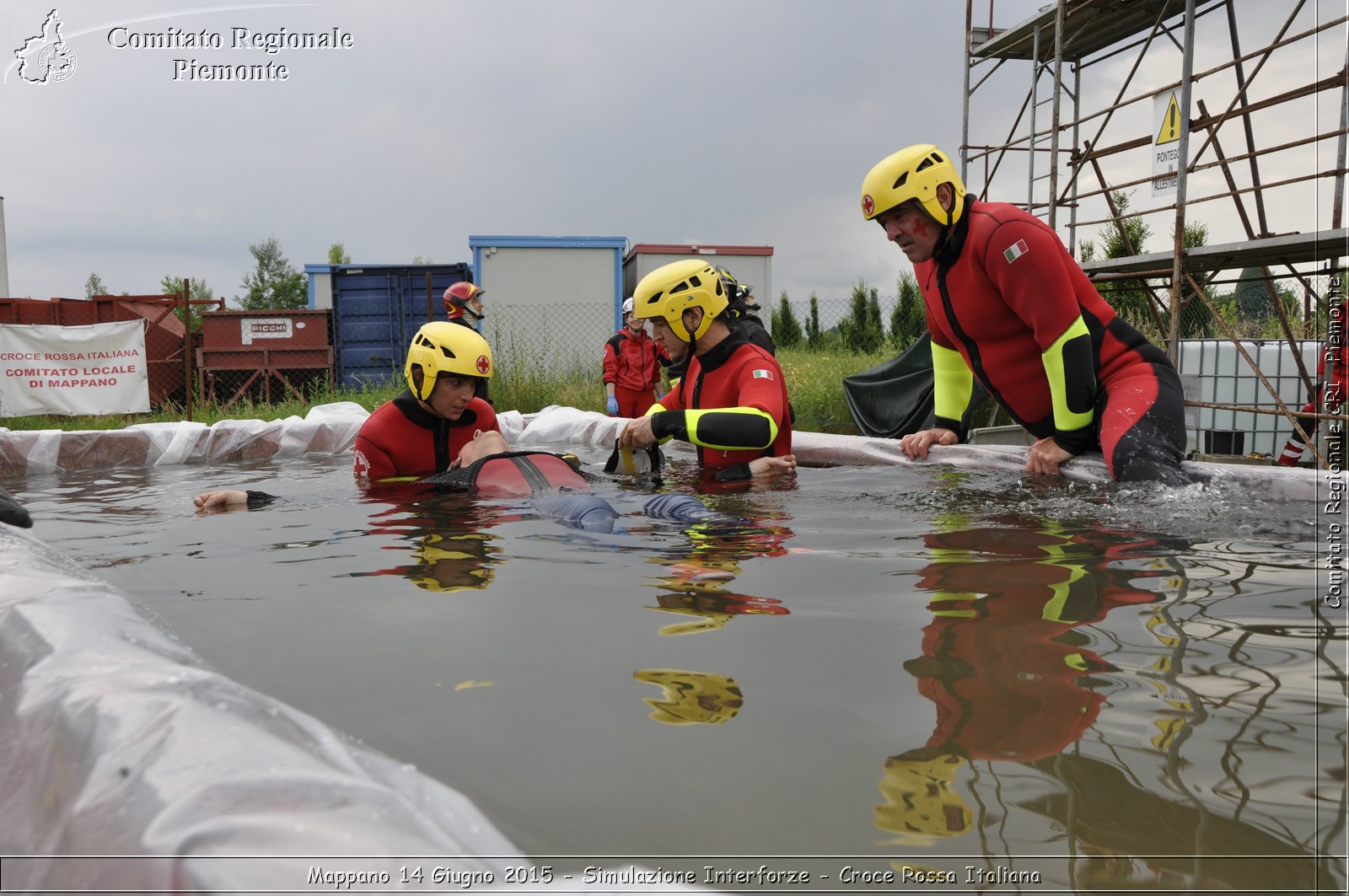 Mappano 14 Giugno 2015 - Simulazione Interforze - Croce Rossa Italiana- Comitato Regionale del Piemonte