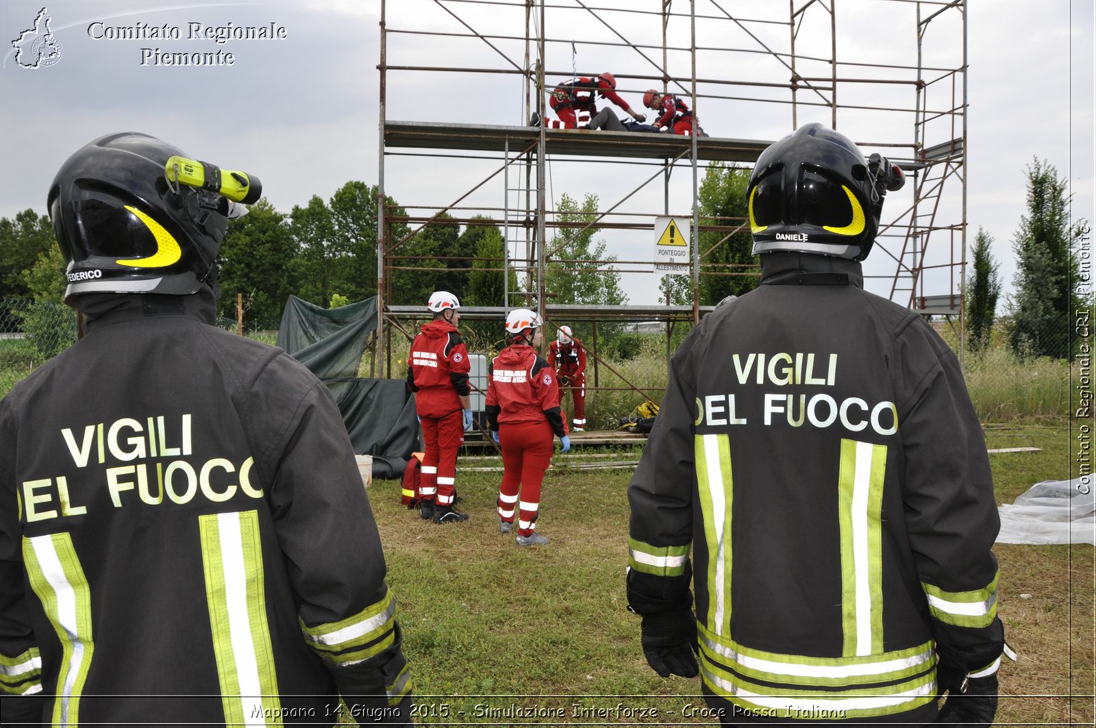 Mappano 14 Giugno 2015 - Simulazione Interforze - Croce Rossa Italiana- Comitato Regionale del Piemonte