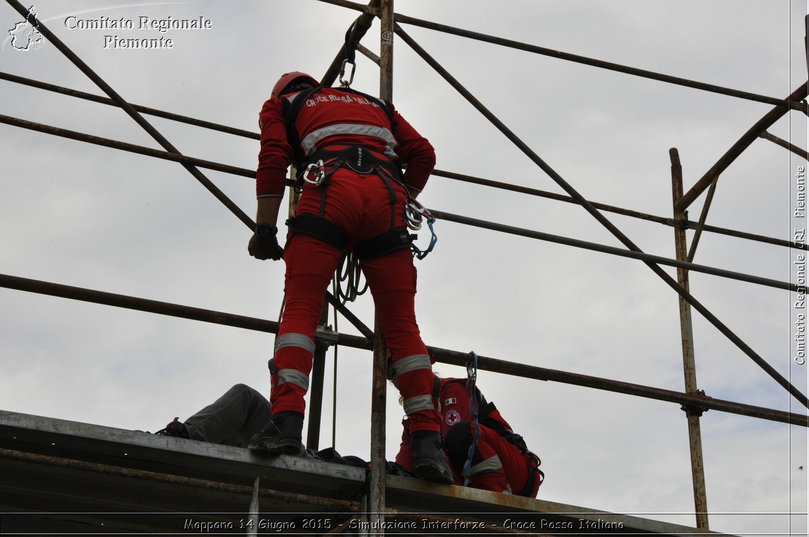 Mappano 14 Giugno 2015 - Simulazione Interforze - Croce Rossa Italiana- Comitato Regionale del Piemonte