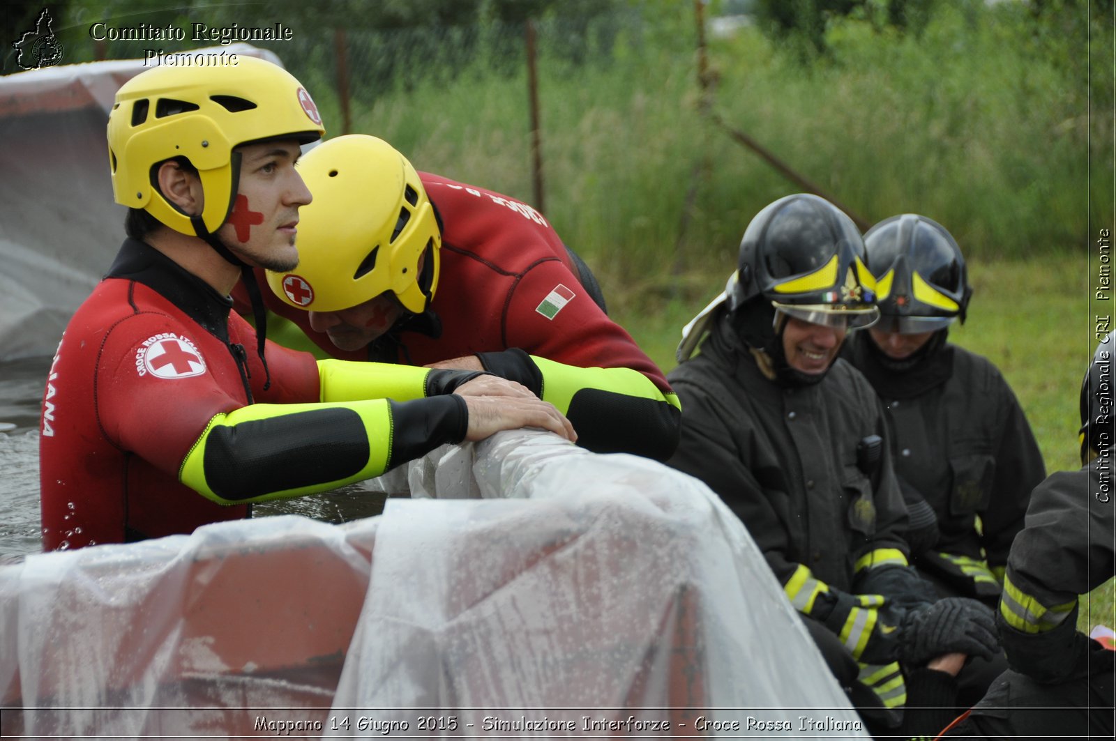 Mappano 14 Giugno 2015 - Simulazione Interforze - Croce Rossa Italiana- Comitato Regionale del Piemonte