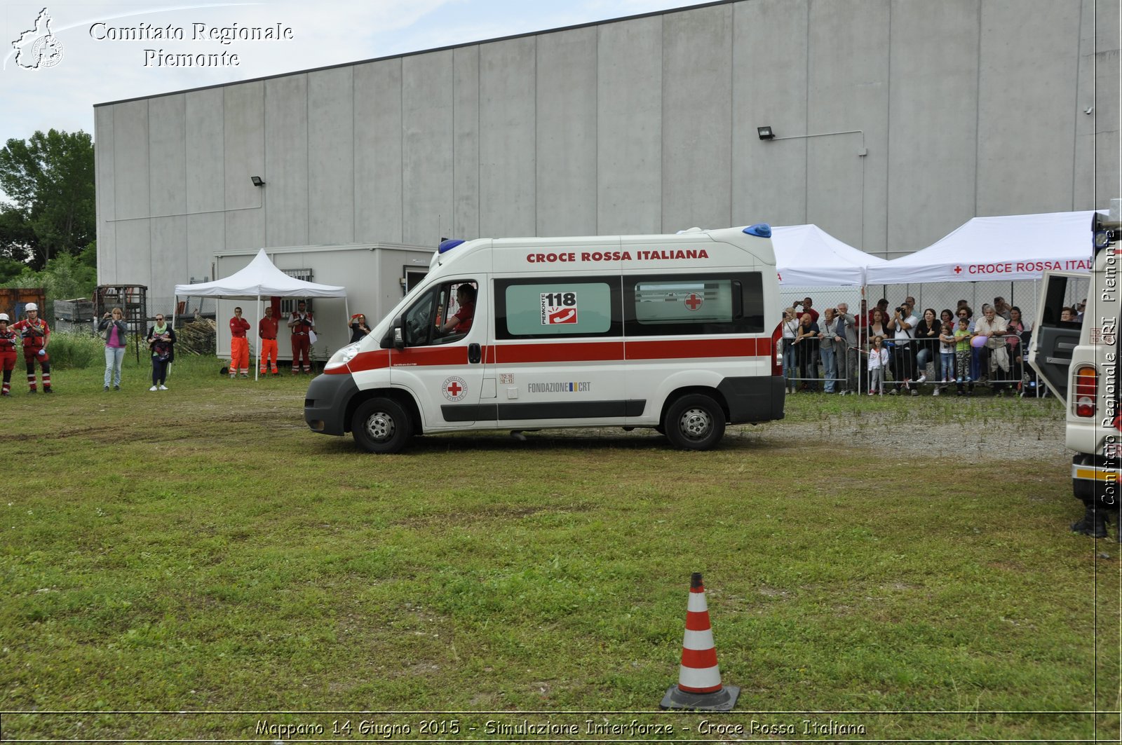 Mappano 14 Giugno 2015 - Simulazione Interforze - Croce Rossa Italiana- Comitato Regionale del Piemonte