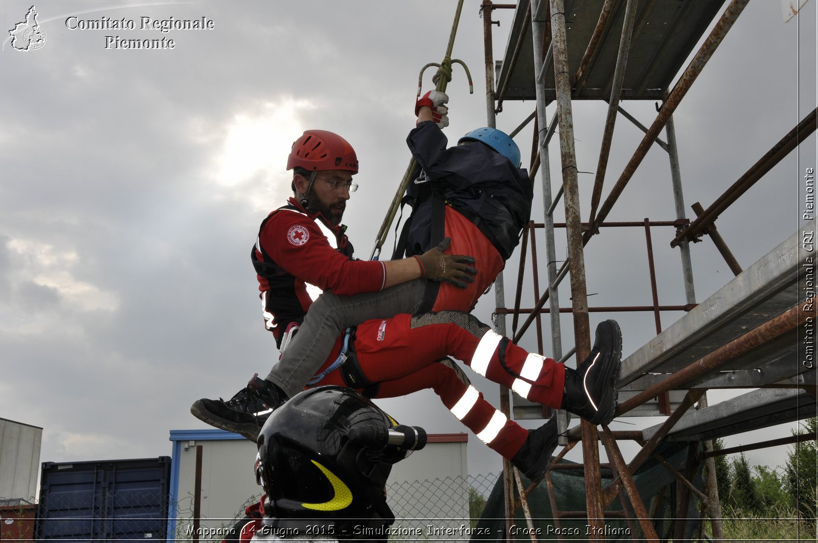 Mappano 14 Giugno 2015 - Simulazione Interforze - Croce Rossa Italiana- Comitato Regionale del Piemonte