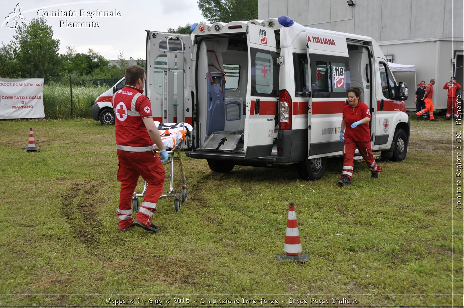 Mappano 14 Giugno 2015 - Simulazione Interforze - Croce Rossa Italiana- Comitato Regionale del Piemonte