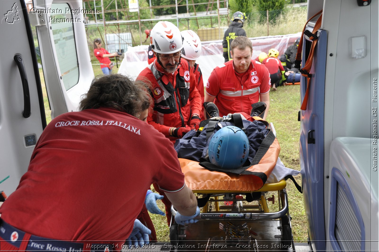 Mappano 14 Giugno 2015 - Simulazione Interforze - Croce Rossa Italiana- Comitato Regionale del Piemonte