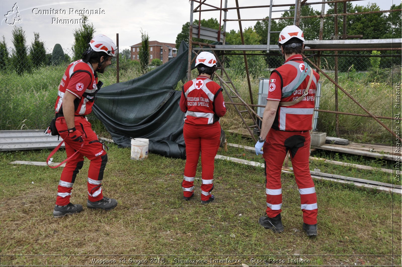 Mappano 14 Giugno 2015 - Simulazione Interforze - Croce Rossa Italiana- Comitato Regionale del Piemonte