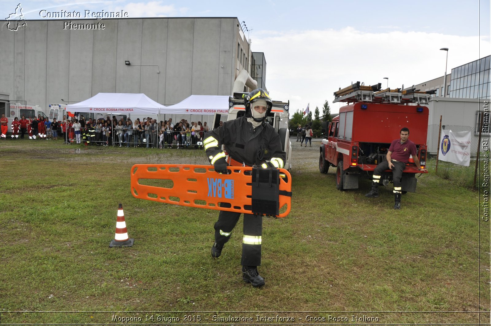 Mappano 14 Giugno 2015 - Simulazione Interforze - Croce Rossa Italiana- Comitato Regionale del Piemonte