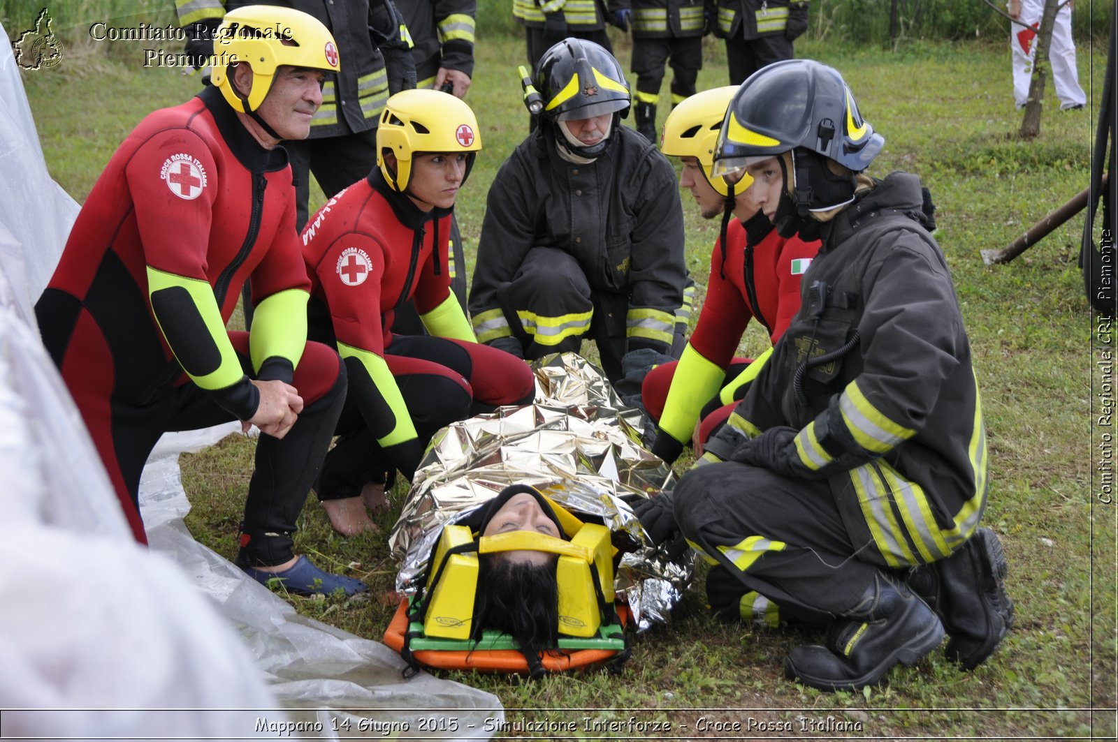 Mappano 14 Giugno 2015 - Simulazione Interforze - Croce Rossa Italiana- Comitato Regionale del Piemonte