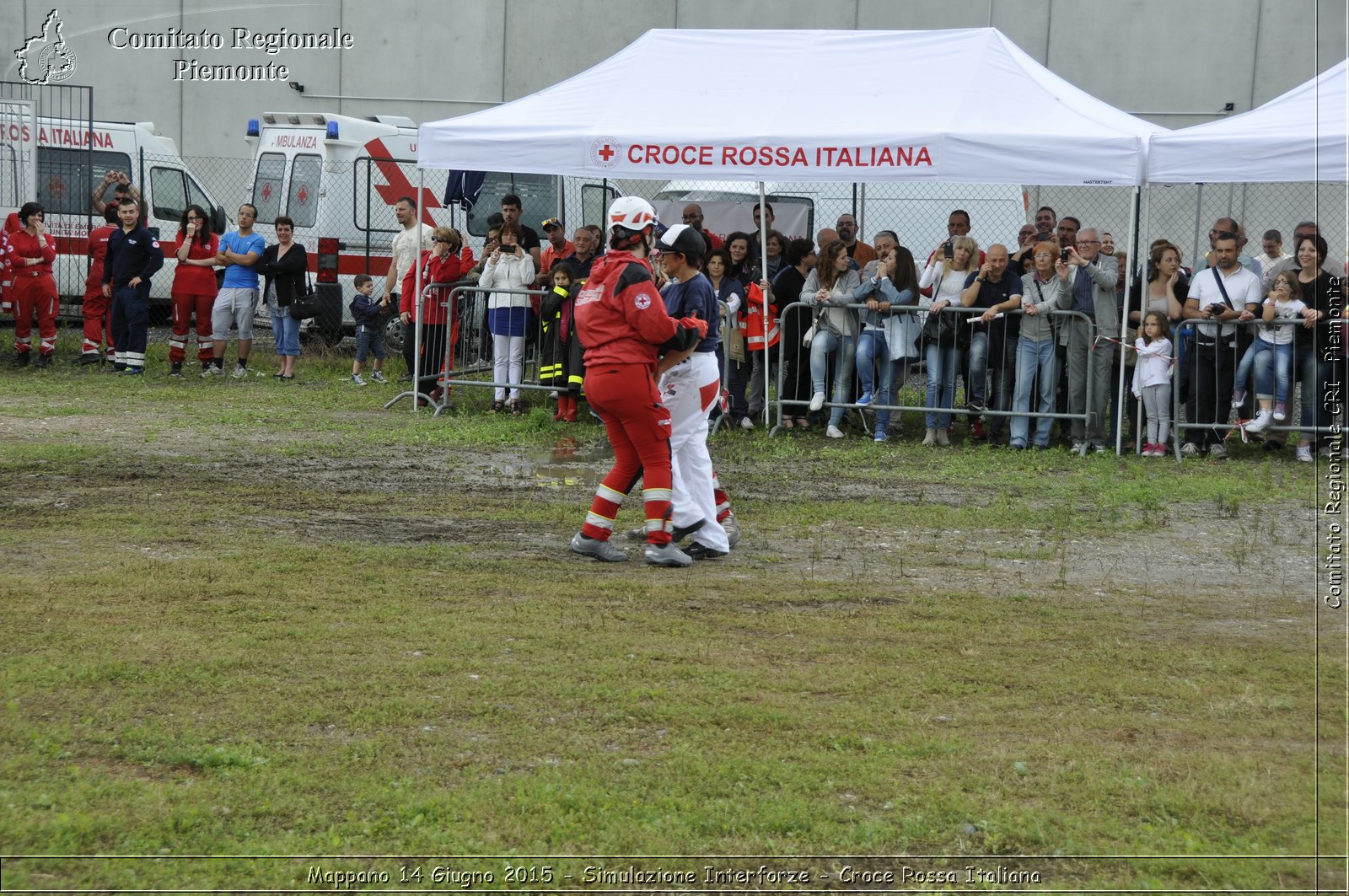 Mappano 14 Giugno 2015 - Simulazione Interforze - Croce Rossa Italiana- Comitato Regionale del Piemonte