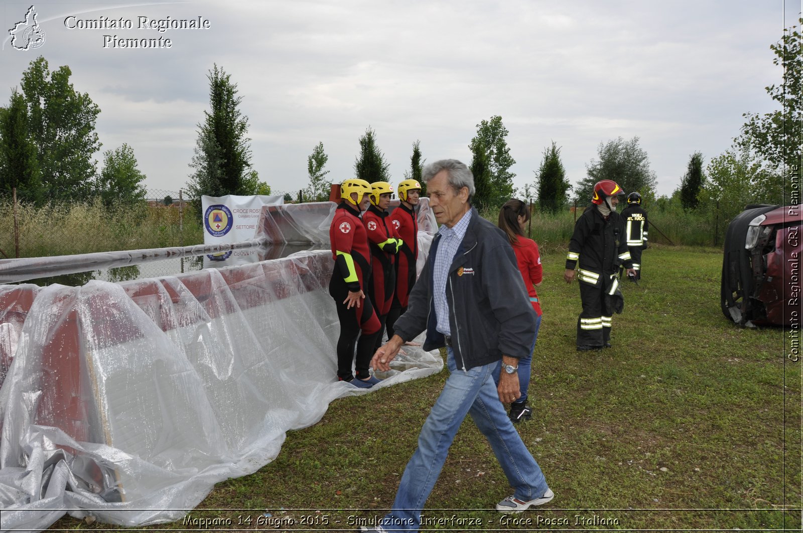 Mappano 14 Giugno 2015 - Simulazione Interforze - Croce Rossa Italiana- Comitato Regionale del Piemonte