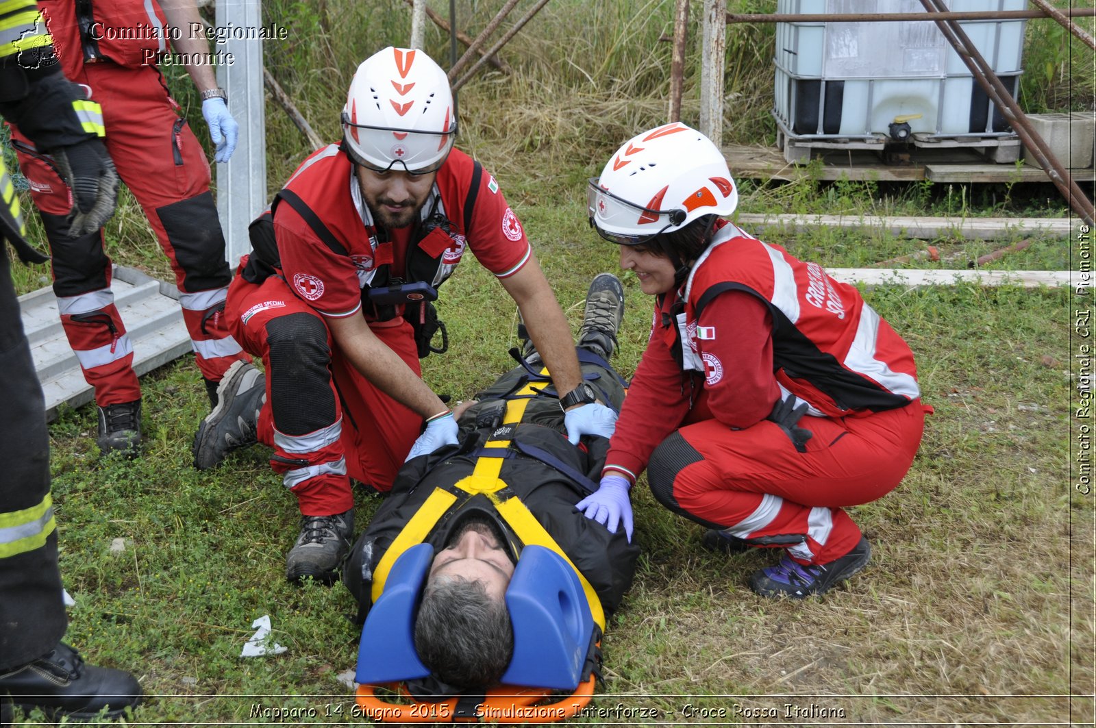 Mappano 14 Giugno 2015 - Simulazione Interforze - Croce Rossa Italiana- Comitato Regionale del Piemonte