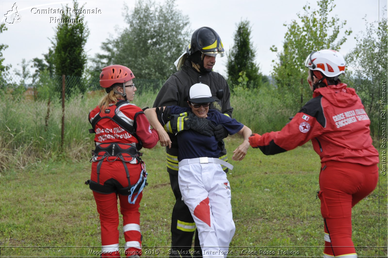 Mappano 14 Giugno 2015 - Simulazione Interforze - Croce Rossa Italiana- Comitato Regionale del Piemonte