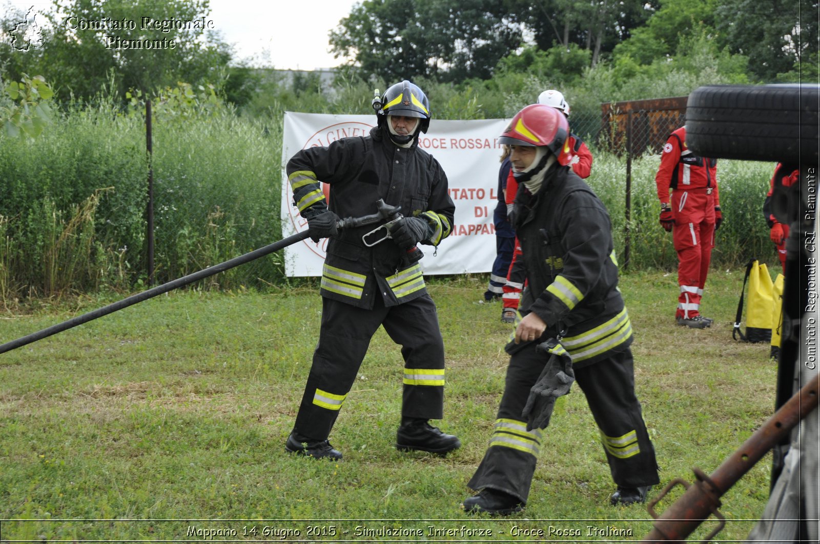 Mappano 14 Giugno 2015 - Simulazione Interforze - Croce Rossa Italiana- Comitato Regionale del Piemonte