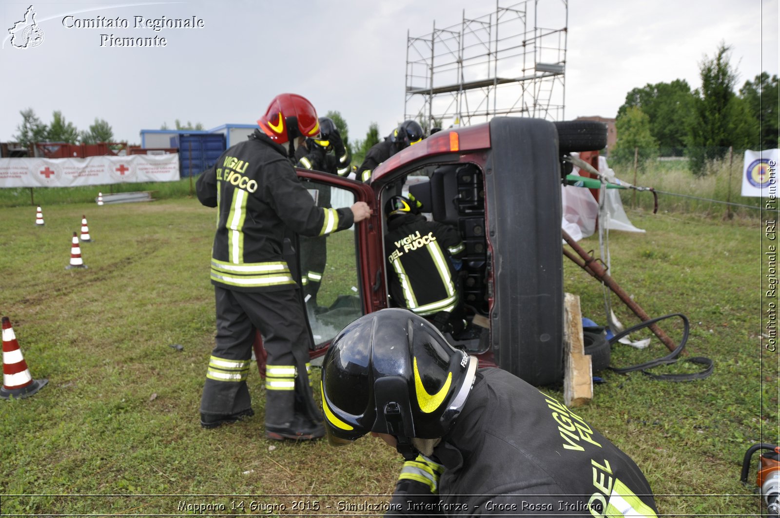 Mappano 14 Giugno 2015 - Simulazione Interforze - Croce Rossa Italiana- Comitato Regionale del Piemonte