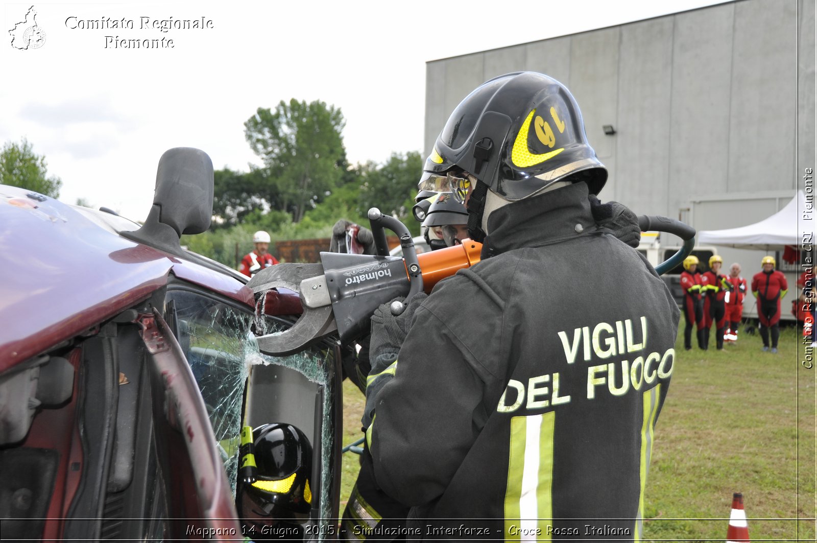 Mappano 14 Giugno 2015 - Simulazione Interforze - Croce Rossa Italiana- Comitato Regionale del Piemonte