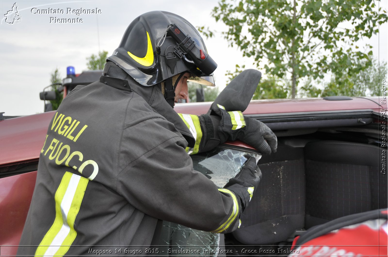 Mappano 14 Giugno 2015 - Simulazione Interforze - Croce Rossa Italiana- Comitato Regionale del Piemonte