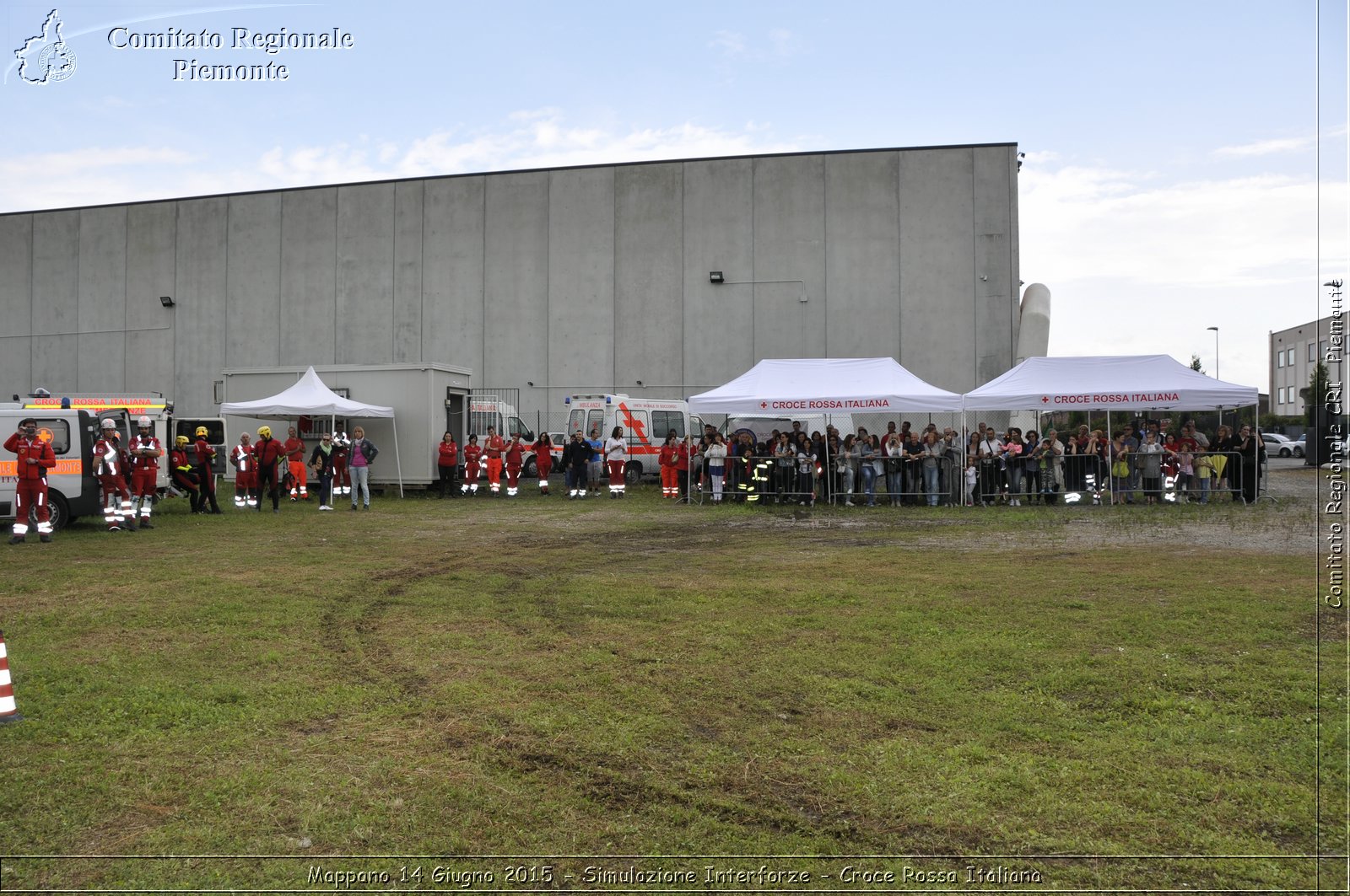 Mappano 14 Giugno 2015 - Simulazione Interforze - Croce Rossa Italiana- Comitato Regionale del Piemonte