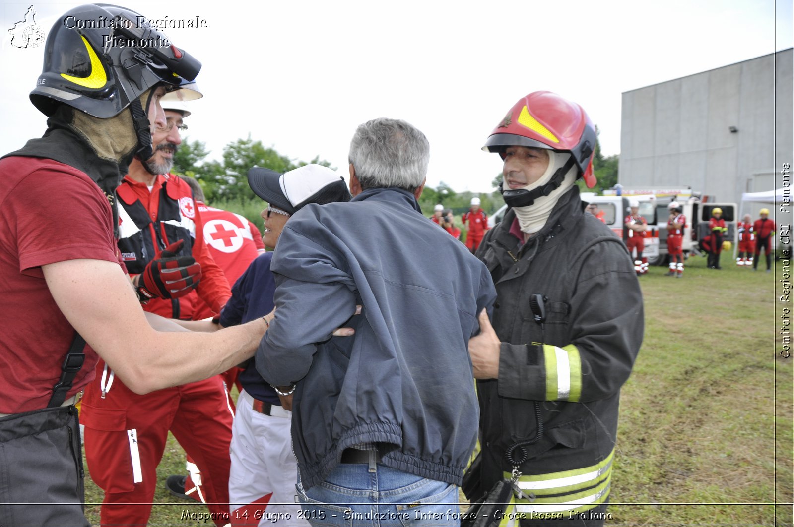 Mappano 14 Giugno 2015 - Simulazione Interforze - Croce Rossa Italiana- Comitato Regionale del Piemonte