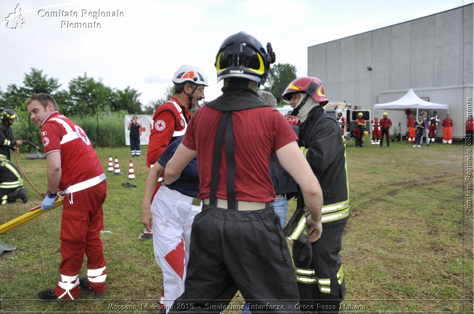 Mappano 14 Giugno 2015 - Simulazione Interforze - Croce Rossa Italiana- Comitato Regionale del Piemonte