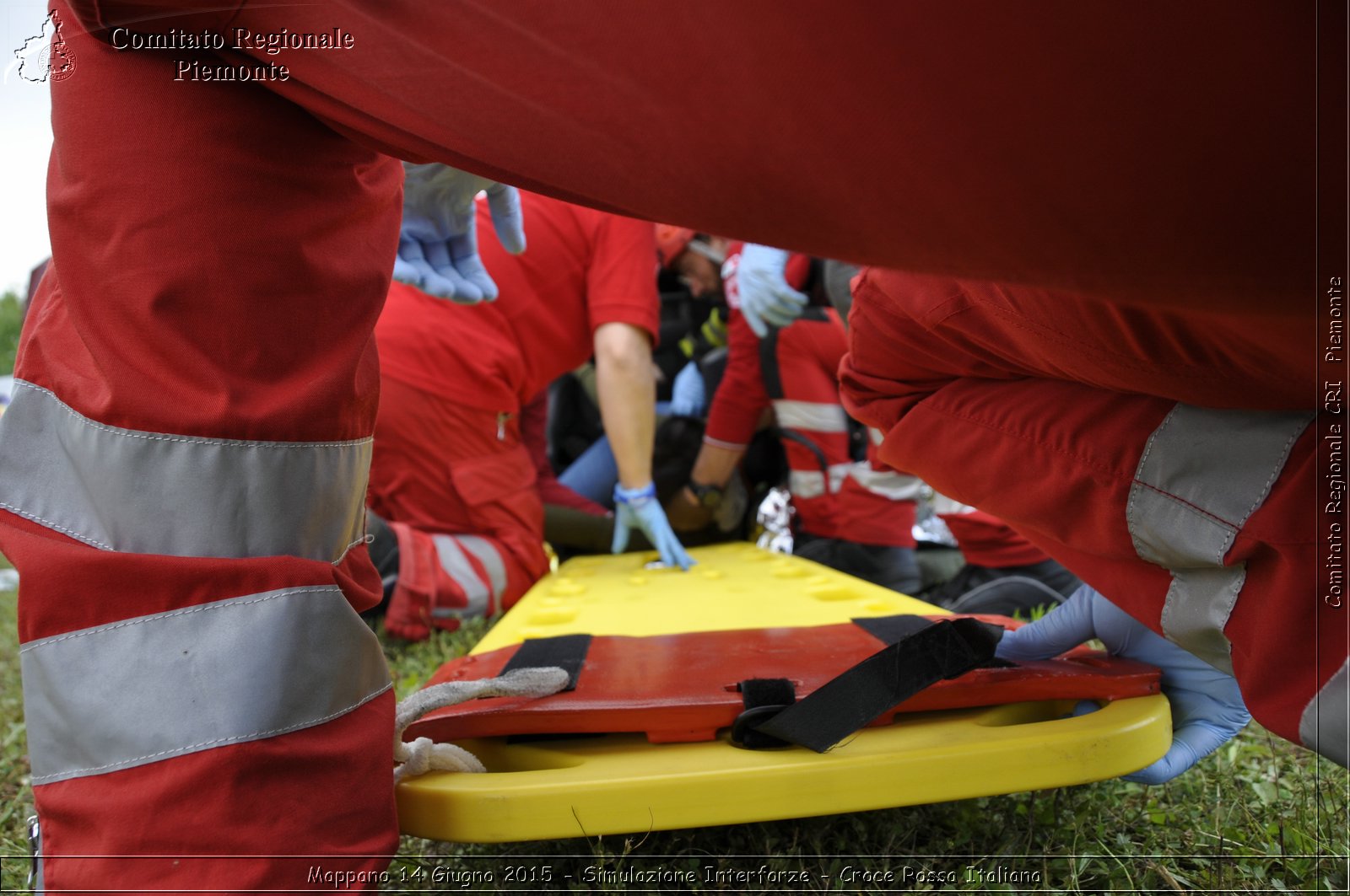 Mappano 14 Giugno 2015 - Simulazione Interforze - Croce Rossa Italiana- Comitato Regionale del Piemonte