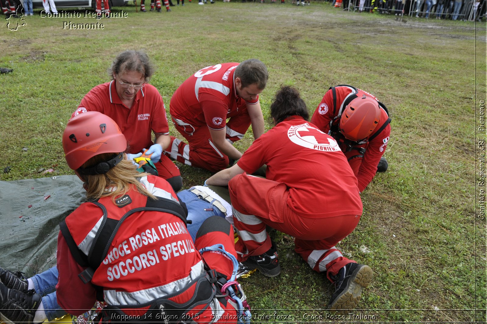 Mappano 14 Giugno 2015 - Simulazione Interforze - Croce Rossa Italiana- Comitato Regionale del Piemonte