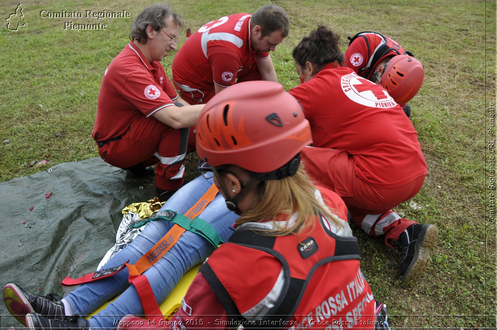 Mappano 14 Giugno 2015 - Simulazione Interforze - Croce Rossa Italiana- Comitato Regionale del Piemonte