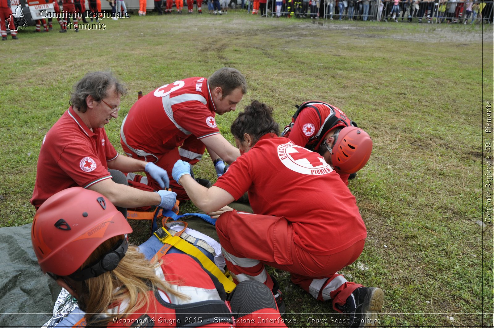 Mappano 14 Giugno 2015 - Simulazione Interforze - Croce Rossa Italiana- Comitato Regionale del Piemonte