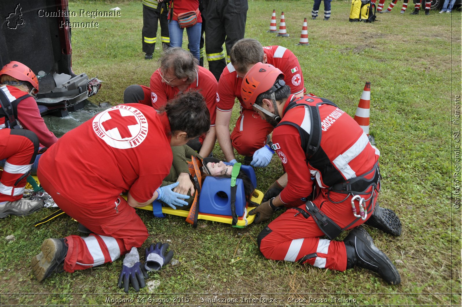 Mappano 14 Giugno 2015 - Simulazione Interforze - Croce Rossa Italiana- Comitato Regionale del Piemonte