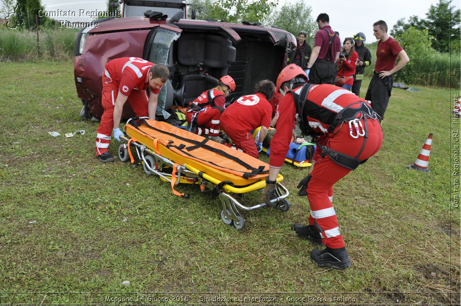 Mappano 14 Giugno 2015 - Simulazione Interforze - Croce Rossa Italiana- Comitato Regionale del Piemonte