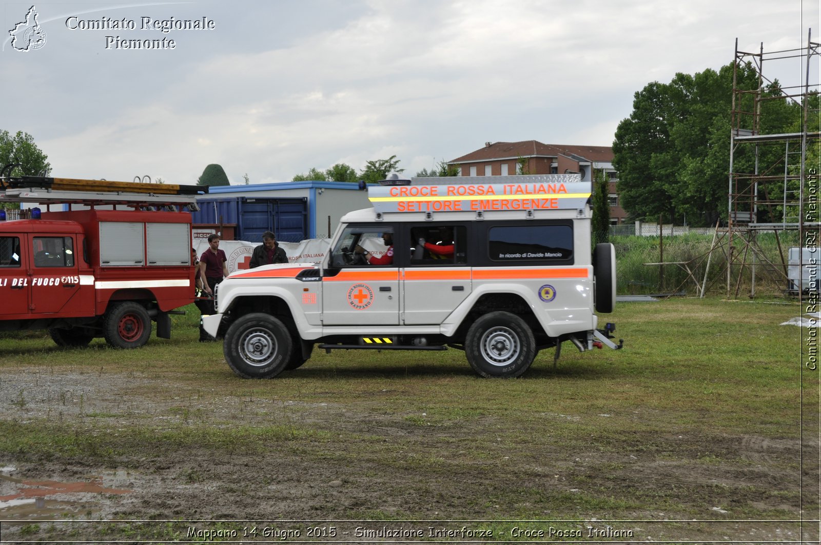 Mappano 14 Giugno 2015 - Simulazione Interforze - Croce Rossa Italiana- Comitato Regionale del Piemonte