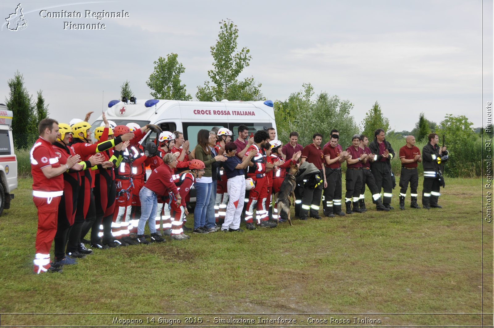 Mappano 14 Giugno 2015 - Simulazione Interforze - Croce Rossa Italiana- Comitato Regionale del Piemonte