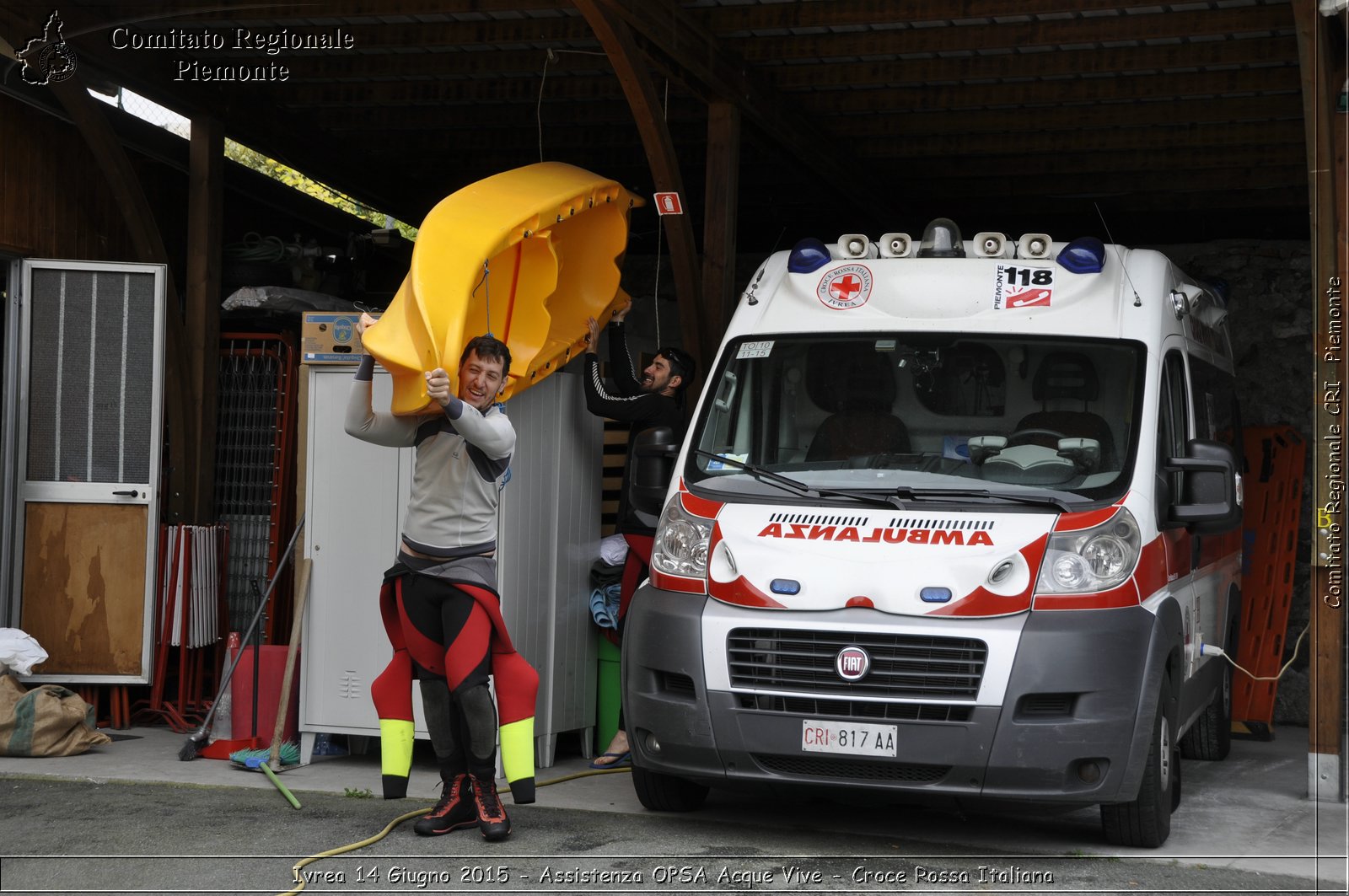 Ivrea 14 Giugno 2015 - Assistenza OPSA Acque Vive - Croce Rossa Italiana- Comitato Regionale del Piemonte