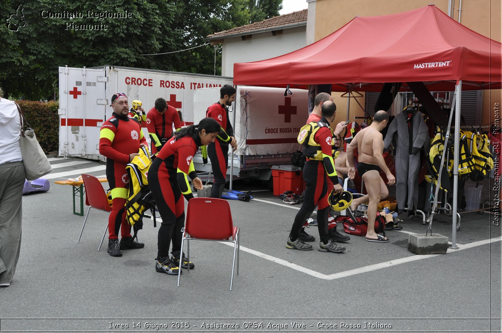 Ivrea 14 Giugno 2015 - Assistenza OPSA Acque Vive - Croce Rossa Italiana- Comitato Regionale del Piemonte