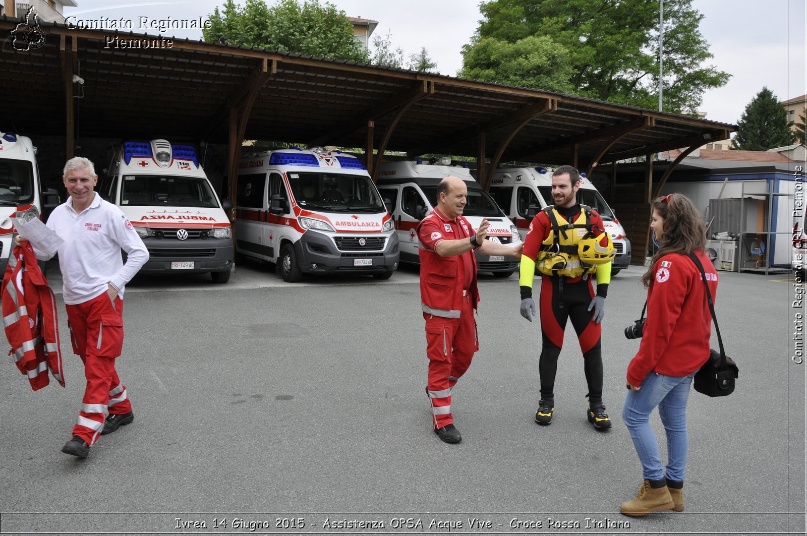 Ivrea 14 Giugno 2015 - Assistenza OPSA Acque Vive - Croce Rossa Italiana- Comitato Regionale del Piemonte