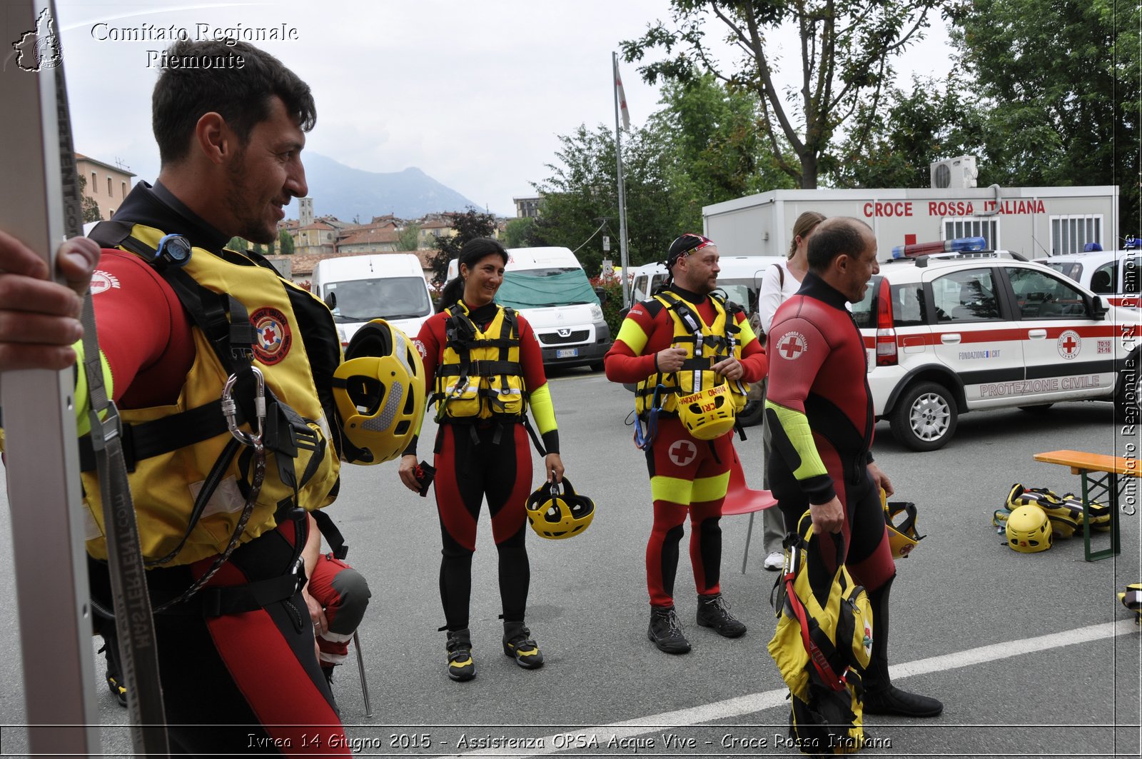 Ivrea 14 Giugno 2015 - Assistenza OPSA Acque Vive - Croce Rossa Italiana- Comitato Regionale del Piemonte